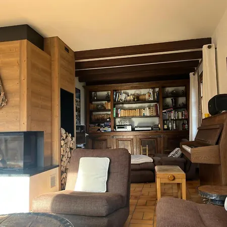 Familial A Megeve, Vue Sur Le Village Chalet *