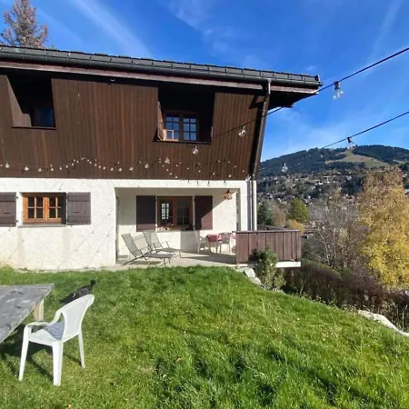 Familial A Megeve, Vue Sur Le Village Chalet *