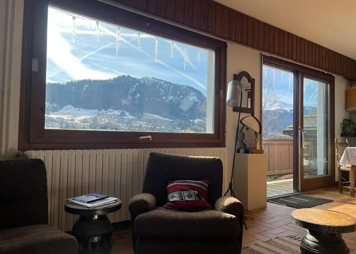 Familial A Megeve, Vue Sur Le Village *