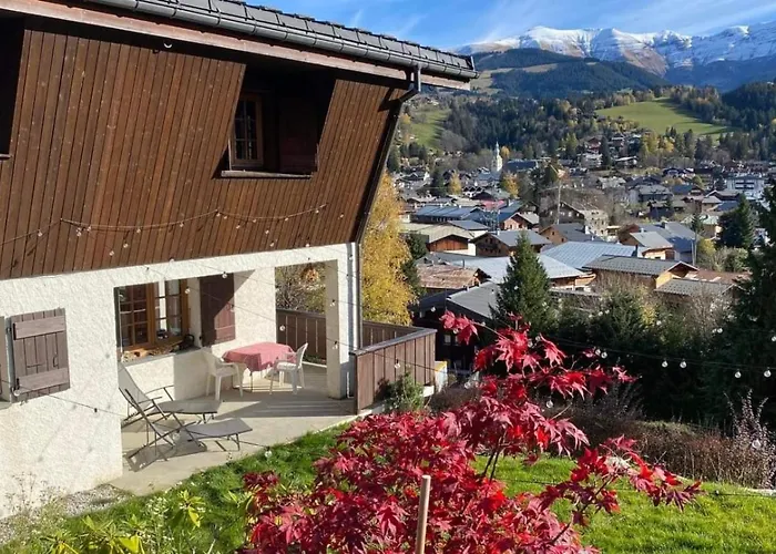 Familial A Megeve, Vue Sur Le Village *