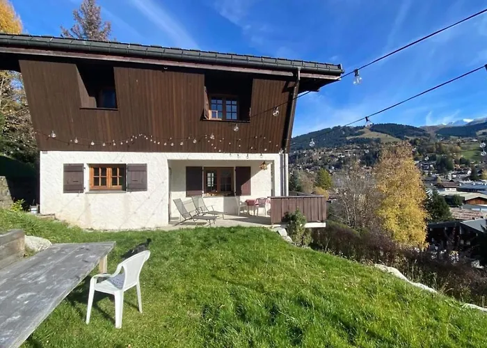 Familial A Megeve, Vue Sur Le Village Chalet *