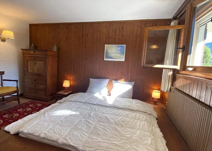 Familial A Megeve, Vue Sur Le Village Chalet