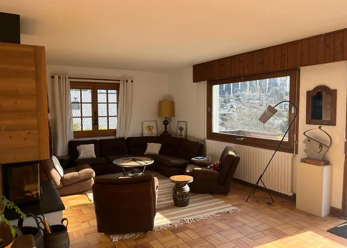 Familial A Megeve, Vue Sur Le Village Megève