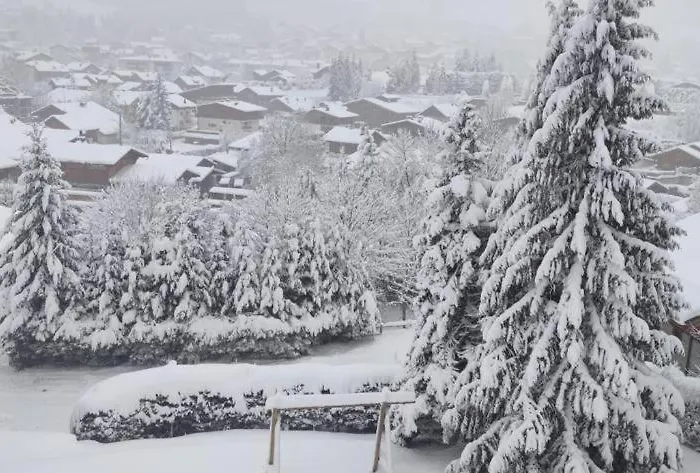 Familial A Megeve, Vue Sur Le Village Alpstuga *